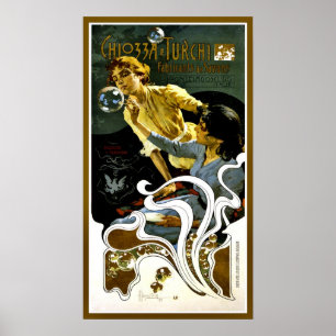 Póster Vertical do anúncio do fabricante do sabão de