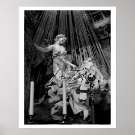 Poster Verzückung der Heiligen Theresa von Avila Bernini