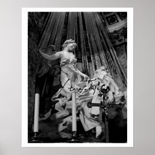 Poster Verzückung der Heiligen Theresa von Avila Bernini