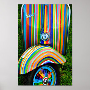 Poster Vespa Piaggio - Motobicicleta Patinete Italiana