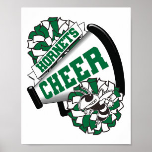 Poster Vespas Cheer Espírito de Torcida de Volta às Aulas