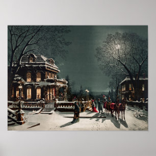 Poster Véspera de Natal por Joseph Hoover e Sons