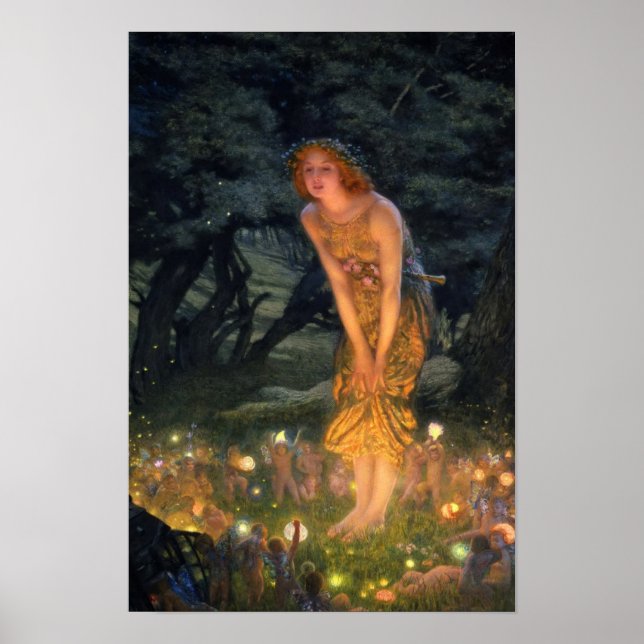 Poster Véspera de Solstício de Verão 1908 ERH (Frente)