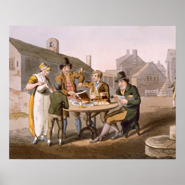 Póster Véspera do Verão, do túmulo "Costume de Yorkshire" (Frente)