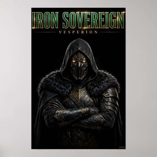Poster Vesperion — Soberano de Ferro (Frente)
