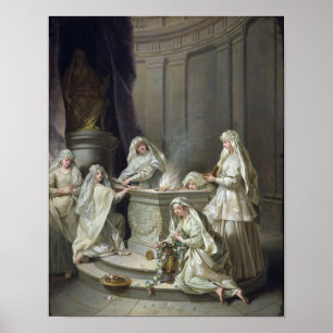 Póster Vestal Virgins, 1727