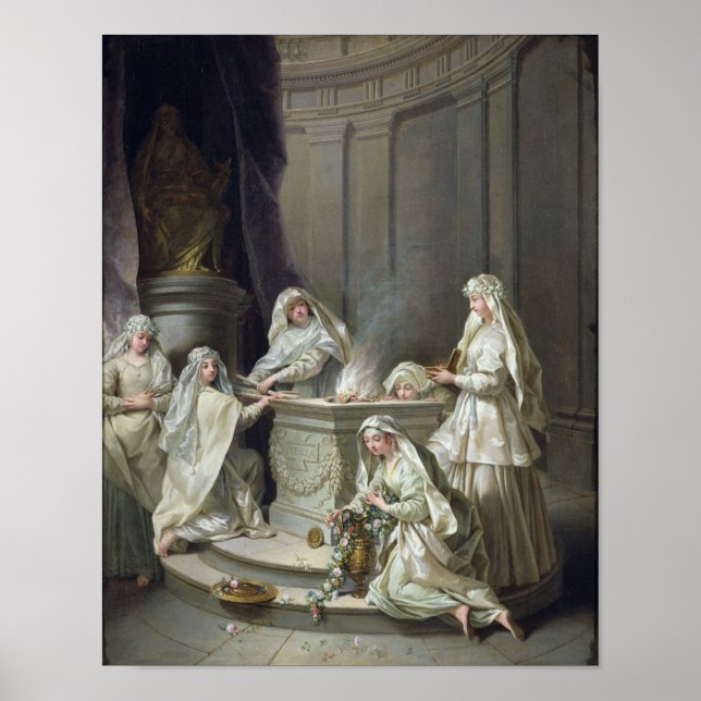 Póster Vestal Virgins, 1727 (Frente)