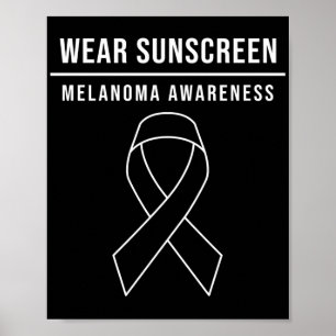 Poster Veste de pele Sensibilização do filtro solar