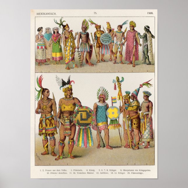 Poster Vestido mexicano (Frente)