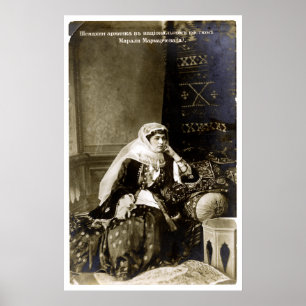 Póster Vestido tradicional da mulher arménia, cerca de