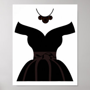 Poster Vestidos De Casamento Chás de panela Gráfico Bonit
