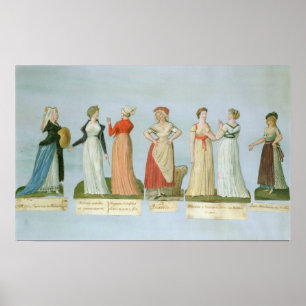 Póster Vestidos e figurinos em voga