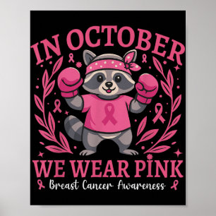 Poster Vestimos Cancer De Mama Rosa E Raciocre
