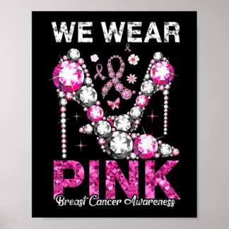 Poster Vestimos T-Shir de Sensibilização para o Cancer de