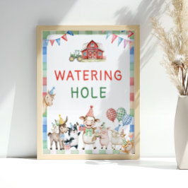 Poster Vestir Animais de Criação de Buracos