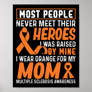 Poster Vestir Laranja Para A Minha Mãe Esclerose Múltipla