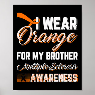 Poster Vestir Laranja Para O Meu Irmão Esclerose Múltipla