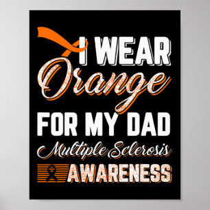 Poster Vestir Laranja Para O Meu Pai Esclerose Múltipla