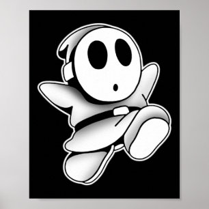 Poster Vestir Máscara Fantasma Bonita - Trabalho Negra Sp