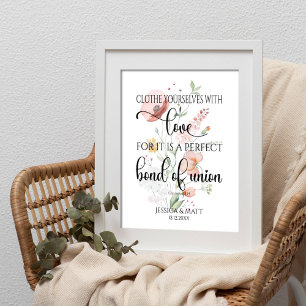 Poster Vestir-se com Amor Ligação Perfeita