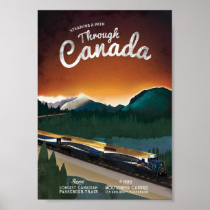 Poster Vestir um caminho através da arte vinheda britânic