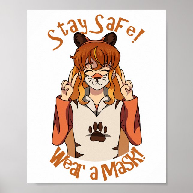 Poster Vestir uma máscara!Poster (Frente)