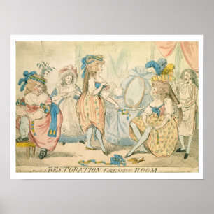Poster Vestuario c.1789 da restauração