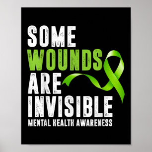 Poster Vestuário de Conscientização da Saúde Mental - Alg