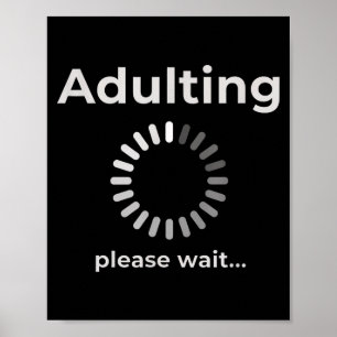 Poster Vestuário de Novidade de Humor Adulto, Adulto Por 