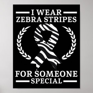 Poster Vestuário Masculino Listras de Zebra Para Alguém E
