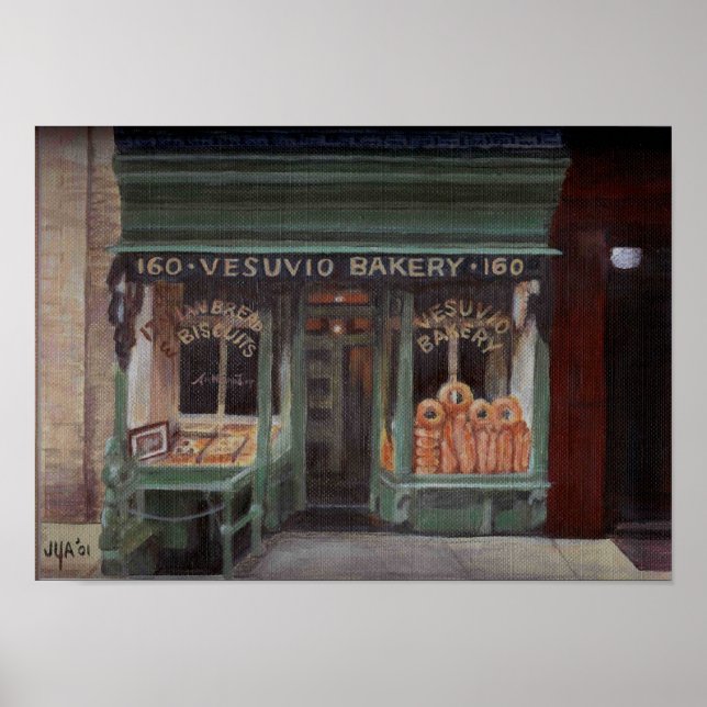 Poster Vesuvio Bakery NYC (Frente)