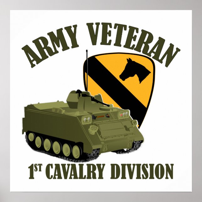 Poster Vet Cav de 1rua - M113 APC (Frente)