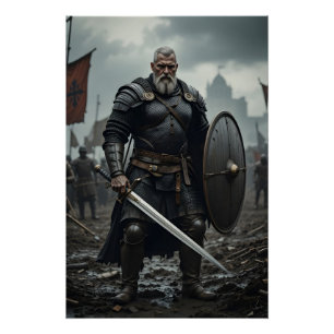 Póster Veteran Battlefield Warrior