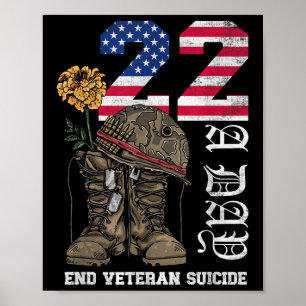 Poster Veterano 22 Por Dia Levam Suas Vidas E Acabam Com
