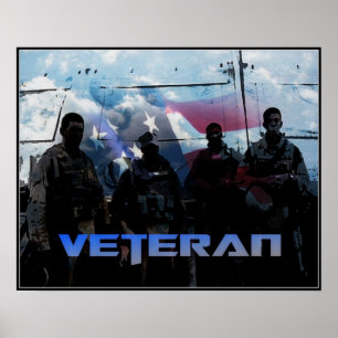 Poster Veterano Americano