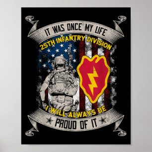 Poster Veterano da 25ª Divisão de Infantaria Schofield Ba