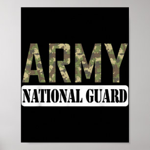 Poster Veterano da Família Militar Nacional da Guarda Org
