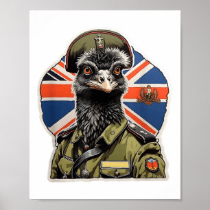 Poster Veterano Da Guerra Da Uem Excelente - Austrália Fo