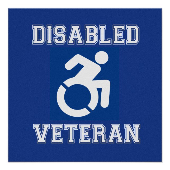 Póster Veterano desativado (Frente)
