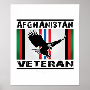 Póster Veterano Eagle 2 de Afeganistão