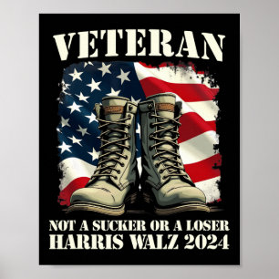 Poster Veterano Não Sucker Nem Perdedor Harris Wheimer 20