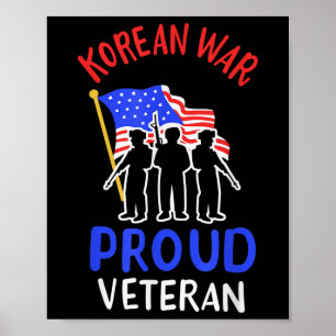 Poster Veterano Orgânico da Guerra Coreana