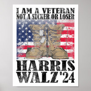 Poster Veterano Para Harris Wheimer Para Presidente 24 Vo