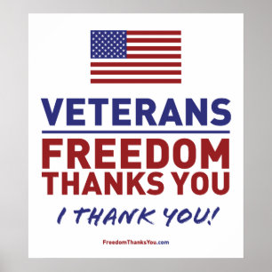 Póster Veteranos, A Liberdade Obrigado-Te.