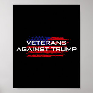 Poster Veteranos Contra Trump - Anti-Trump