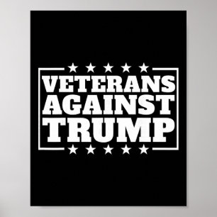 Poster Veteranos Contra Trump Anti-trump Veteranos Contra