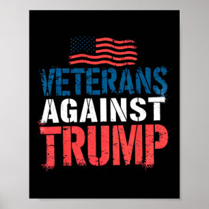 Poster Veteranos Contra Trump Constituição Sobre Reis