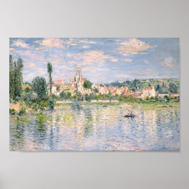 Poster Vetheuil no Verão por Claude Monet (Frente)