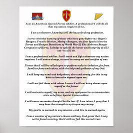 Póster Vetores da Guerra do Vietnã do MACV SOG