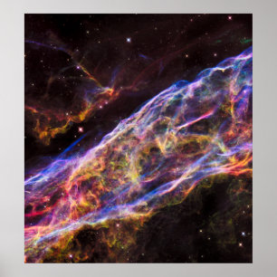 Poster Véu Nebula Supernova Restante